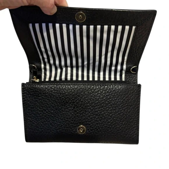 New Kate Spade Saundra Southport Ave. Beige & Black Crossbody Bag - Picture 6 of 6